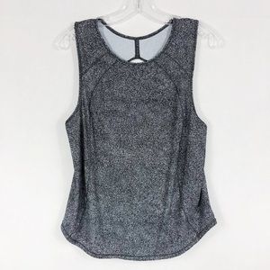 Lululemon Sculpt Tank Black White Dots Size 8